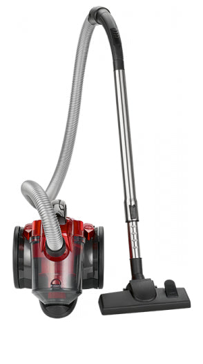 Clatronic Nass-/Trockensauger BS 1308 – beutellos, 700 W, HEPA-Filter, Anthrazit/Rot