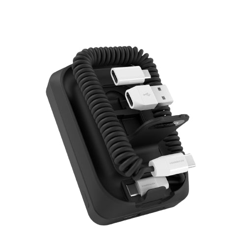 Vonmählen MagSafe Powerbank 10000 mAh, PD 20 W, 1× USB-C, 1× USB-A, MagSafe, für iPhone (MagSafe), Schwarz