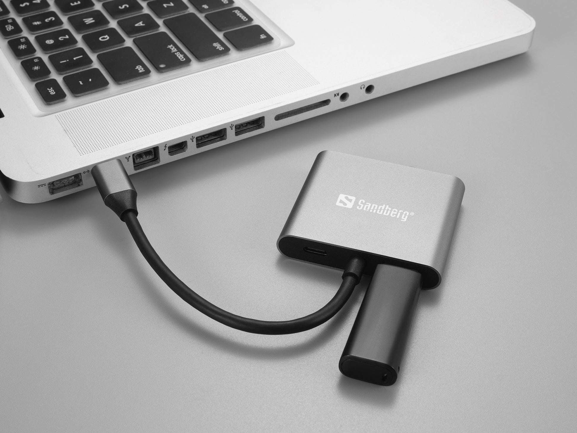 Sandberg 136-44 Dockingstation – USB-C, 2× HDMI, 1× USB-A, für Windows 10/Windows 11