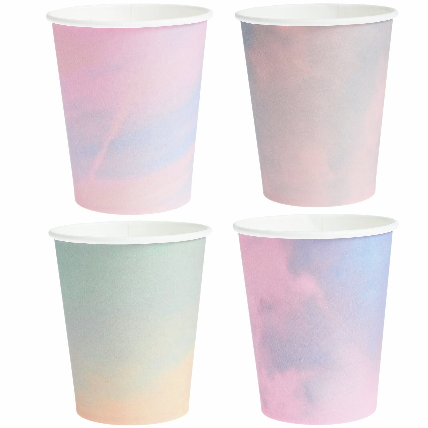 Rico Design Trinkbecher 'The Sky is the Limit', Papier – 2,5 dl, mehrfarbig – 8 Stk.