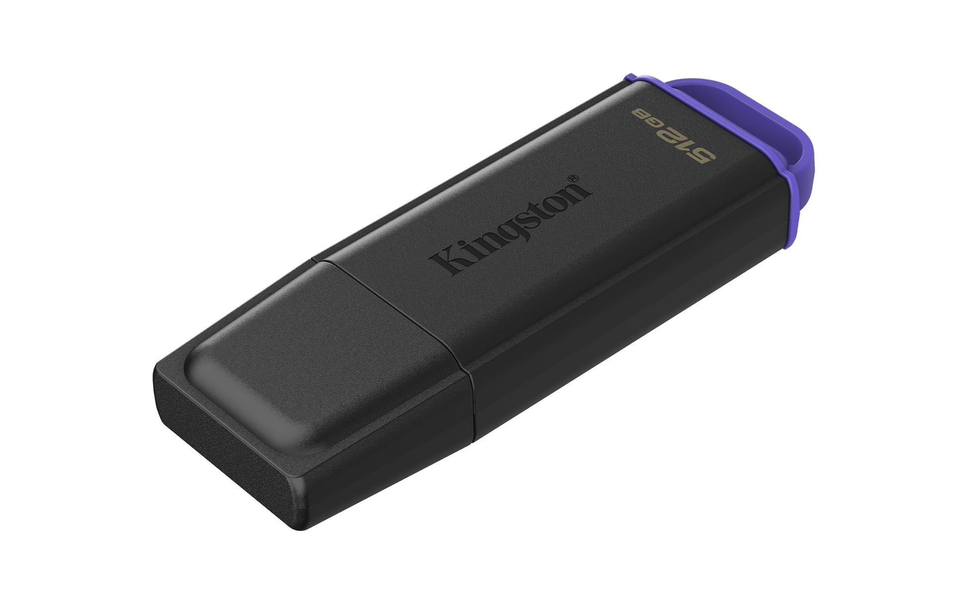 Kingston Technology Kingston DataTraveler Exodia 512 GB – USB 3.2 Gen 1 Typ A, Kappe, Schwarz/Violett