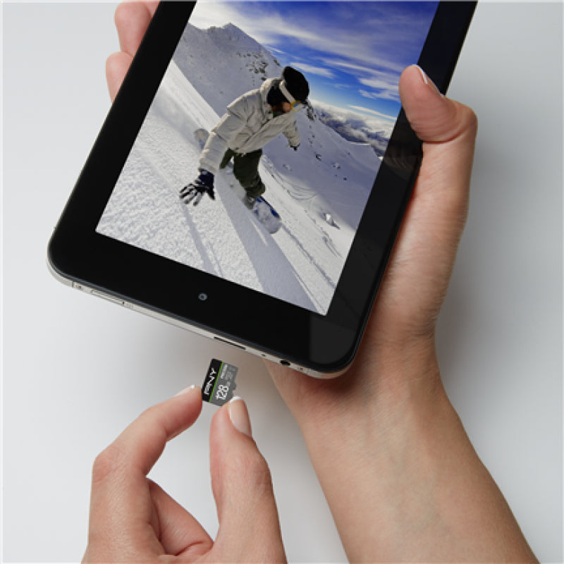 PNY PRO Elite PSDU128V3 microSDXC 128 GB – UHS-I, Klasse 10, U3, inkl. SD-Adapter