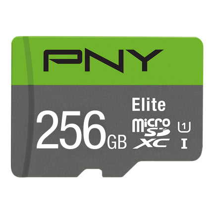 PNY Elite microSDXC 256 GB – UHS-I, Klasse 10, U1, V10