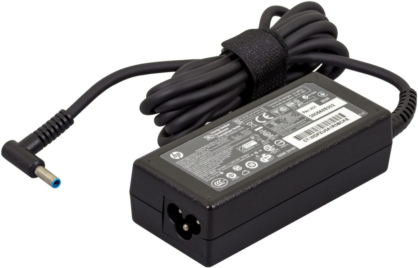 HP ADPTR S-3P Netzteil 65 W – Stecker 4,5 mm – für Laptop – schwarz