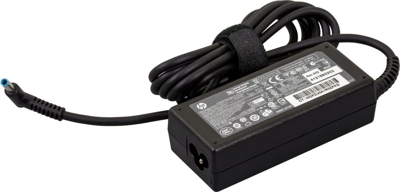 HP ADPTR S-3P RC 4,5 mm Netzteil 65 W – AC zu DC, 100–240 V 50/60 Hz – Schwarz