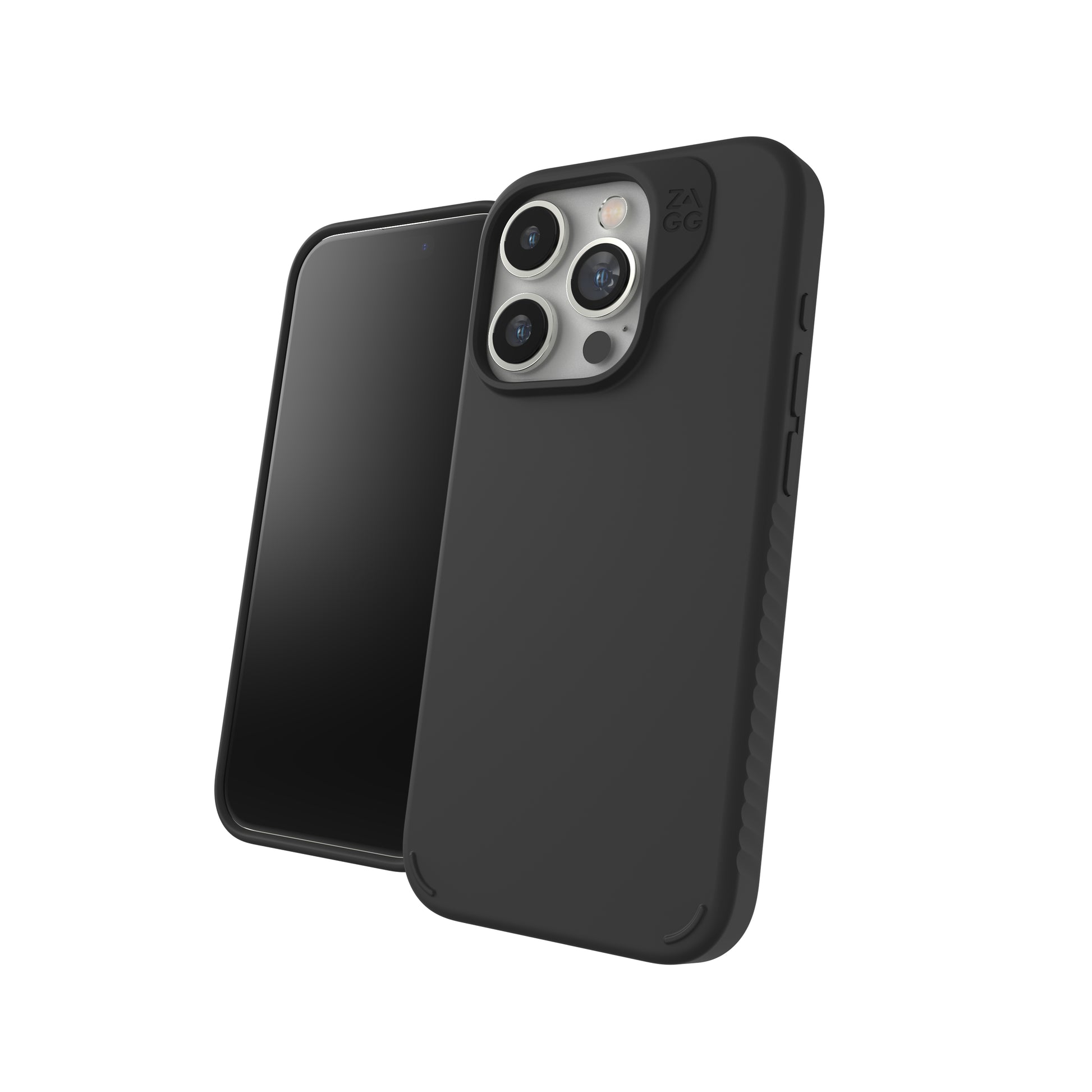 ZAGG Manhattan Snap – Backcover – für Apple iPhone 15 Pro – Schwarz, bis 4 m sturzsicher, antibakteriell