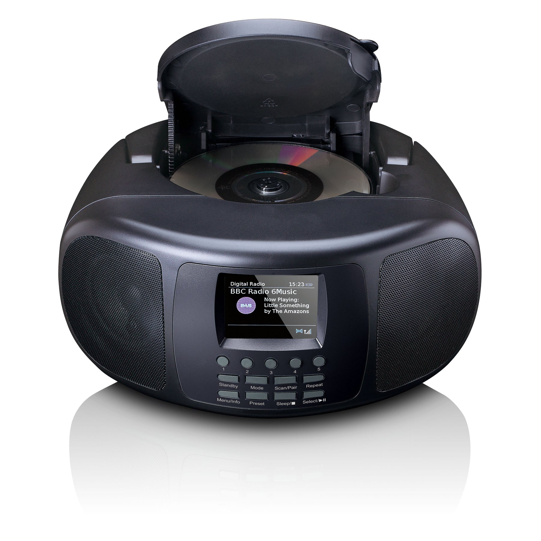 Lenco SCD-6000BK – Internetradio, DAB+/UKW, CD, Bluetooth – Schwarz
