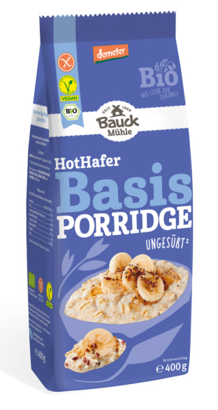 Bauck Mühle Hot Hafer Basis – Bio, glutenfrei – 400 g