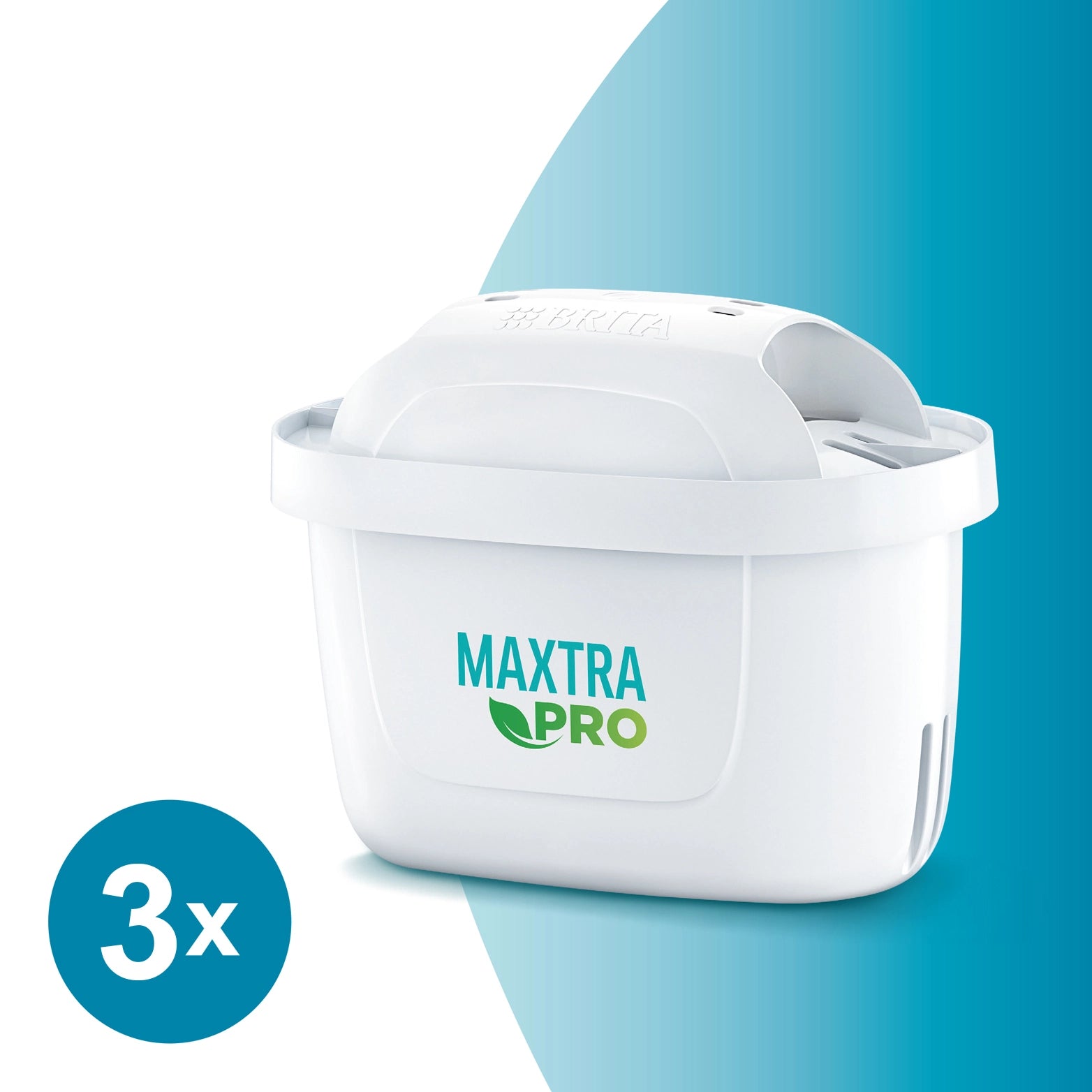 Brita Wasserfilterkartusche MAXTRA PRO All-in-1 – für Wasserfilter-Kannen und Flow-Systeme, 150 l, 3 Stk.