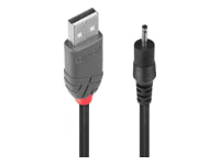 Lindy USB-A (Stecker) auf DC 2,5/0,7 mm (Stecker) Adapter – 1,5 m