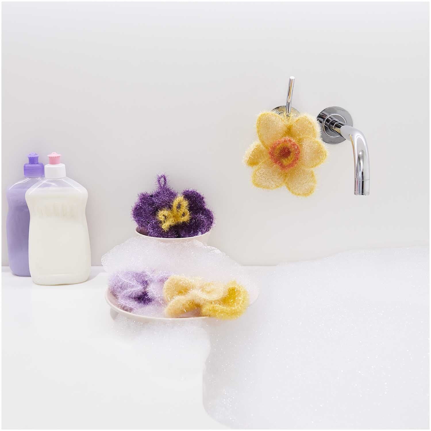 Rico Design Bubble – Häkelset – Frühlingsblumen – 7-teilig – Polyester