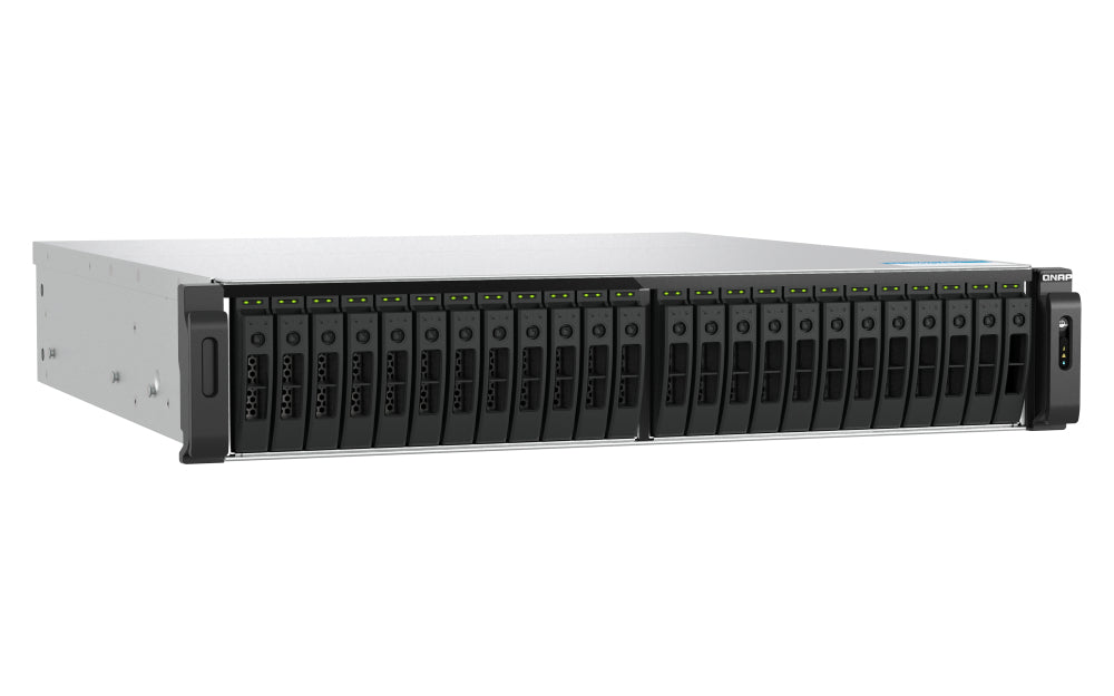 QNAP TS-H3077AFU-R5-32G Speichergerät – 32 GB, 2U 30×2,5", UDIMM DDR5 Non-ECC, RPS