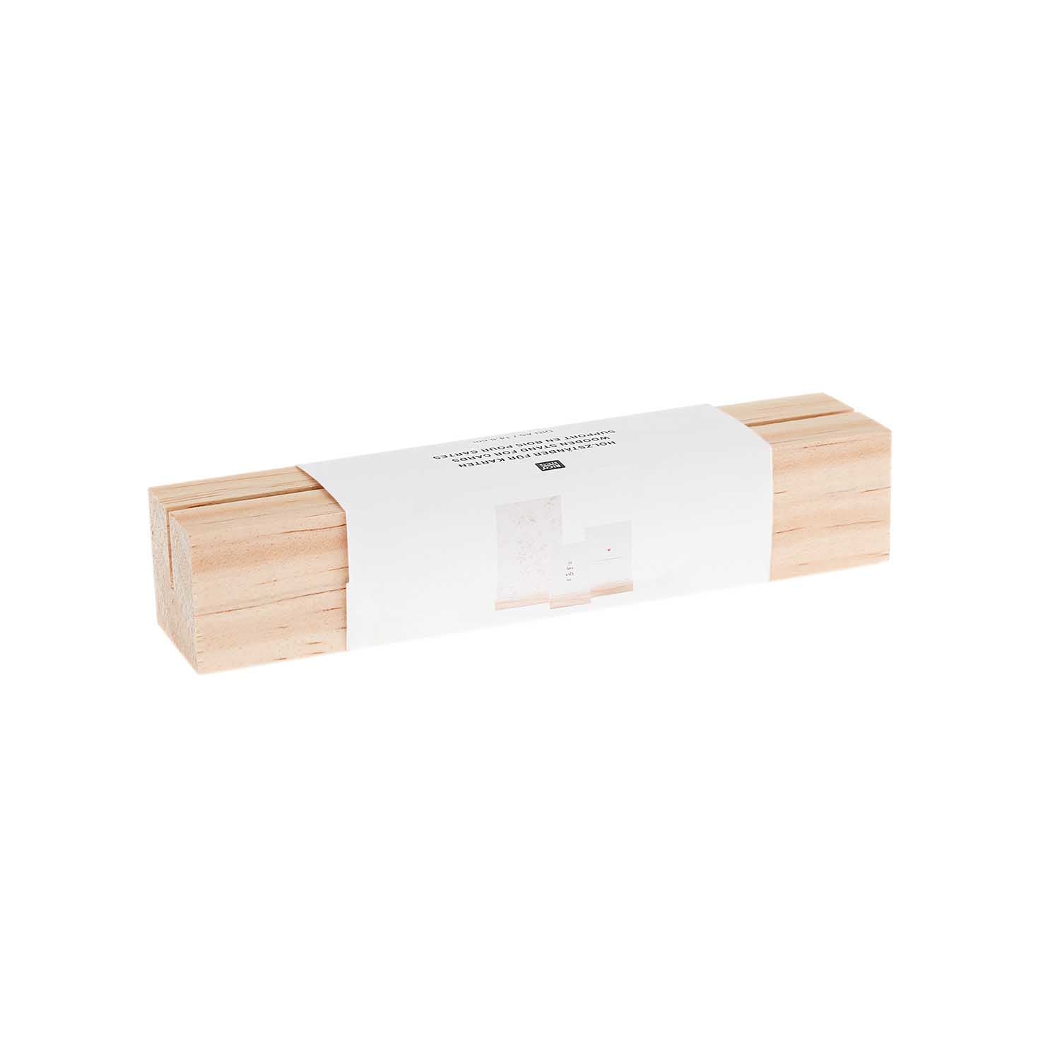 Rico Design Tischprospekthalter A5 – Holz, beige – 700300