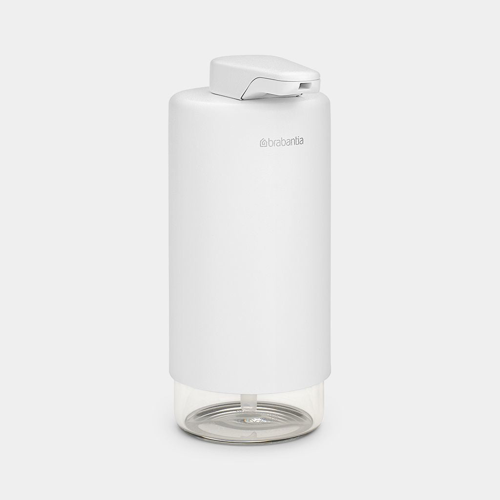 Brabantia Sink Style Seifenspender – Metall, Weiss, 200 ml