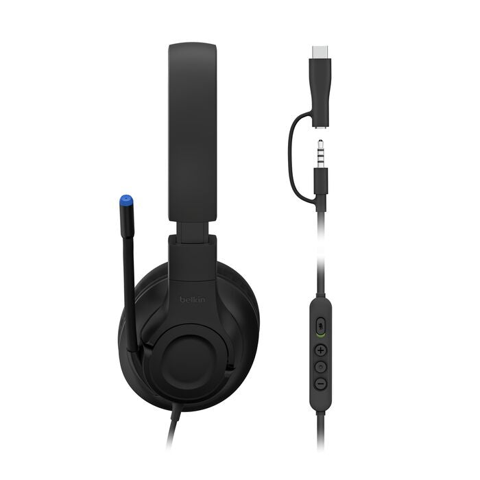 Belkin Gaming Inspire – Gaming-Headset, On-Ear – kabelgebunden – für Kinder