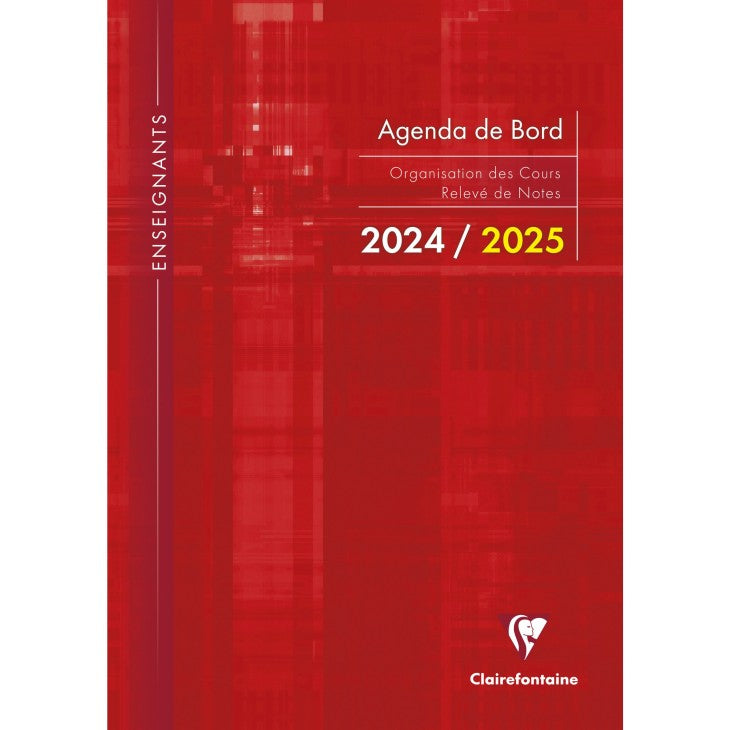 Clairefontaine 3099C – Lehrpersonen-Tagebuch 2026/27, A4, Softcover, mehrfarbig