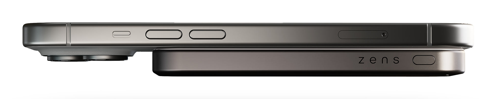 ZENS Powerbank Pro 1 Slim – 5'000 mAh, Qi2 15 W, Schwarz
