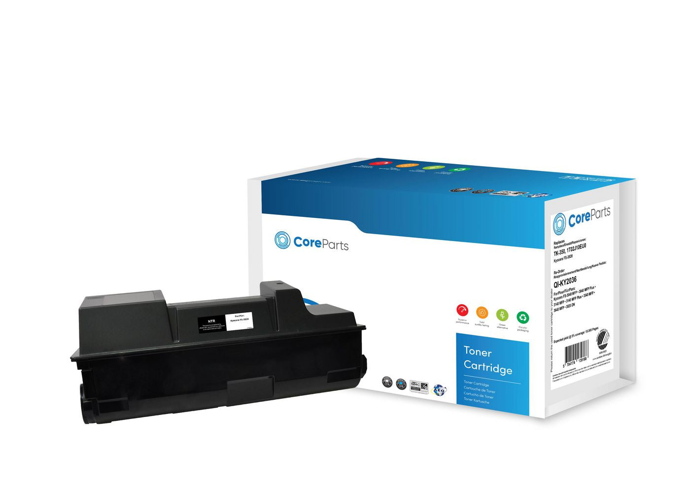 CoreParts TK-350 Schwarz Toner – Original – 15'000 Seiten – für Kyocera FS-3920