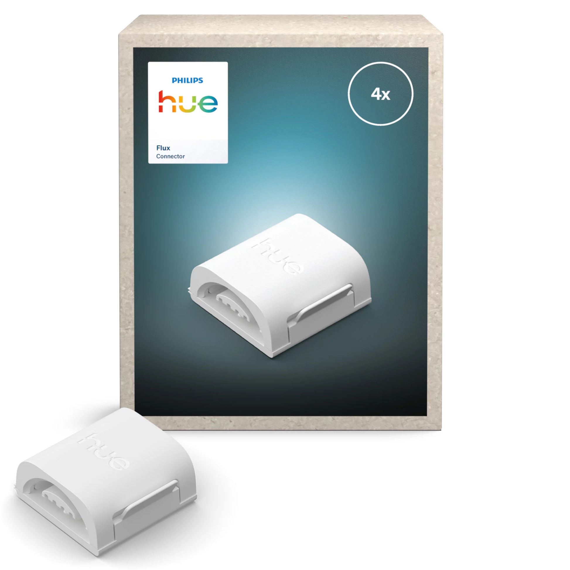 Philips by Signify Philips Hue I-Verbinder – für Philips Hue Lightstrip – 4 Stk. – Weiss, Kunststoff – 21 × 21 × 10 mm