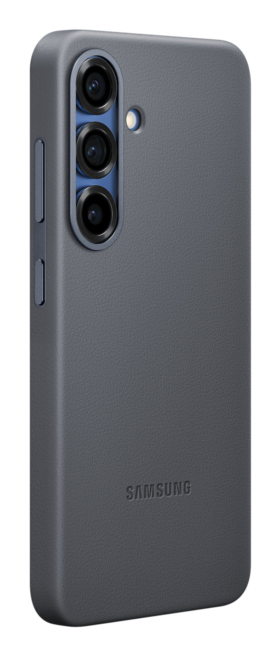 Samsung Kindsuit Backcover – für Samsung Galaxy S25, Leder, schwarz, tropfsicher, kratzresistent
