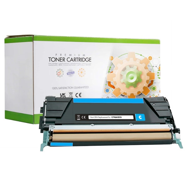 Static Control Components Static Control – Toner – Cyan, 7000 Seiten – für Lexmark C746A1CG