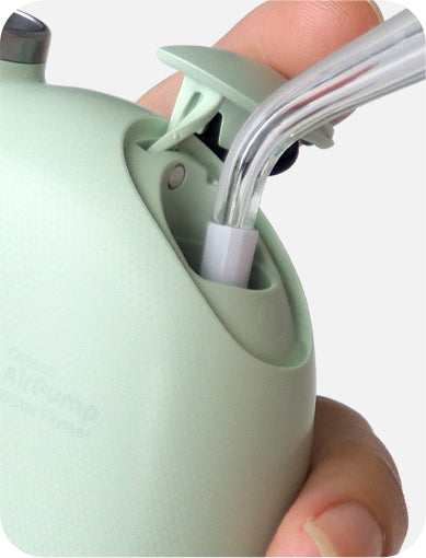 Oclean Kabellose Munddusche A10 – IPX7 wasserdicht, Akku – 45 ml, 2 Düsen – Grün