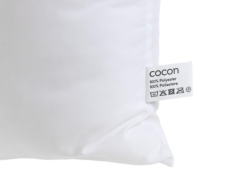 COCON Innenkissen – 60 × 60 cm, Polyesterfaser, Weiss