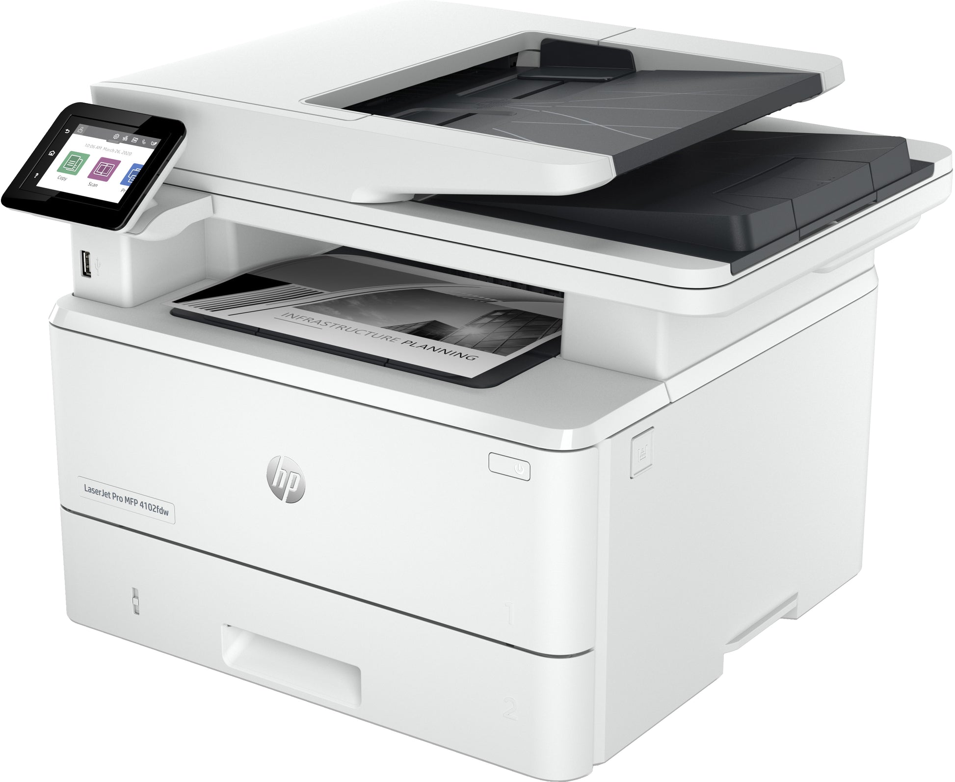 HP LaserJet Pro 4102 dw – S/W Laser-MFP, 3-in-1