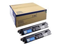 Brother Toner-Multipack TN-900CTWIN – cyan, 12000 Seiten – für Brother HL-L9200CDWT/MFC-L9550CDWT