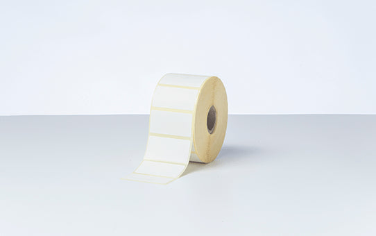 Brother Etiketten, 51 mm × 49,4 m, weiss, Papier, permanent, 16 Rollen