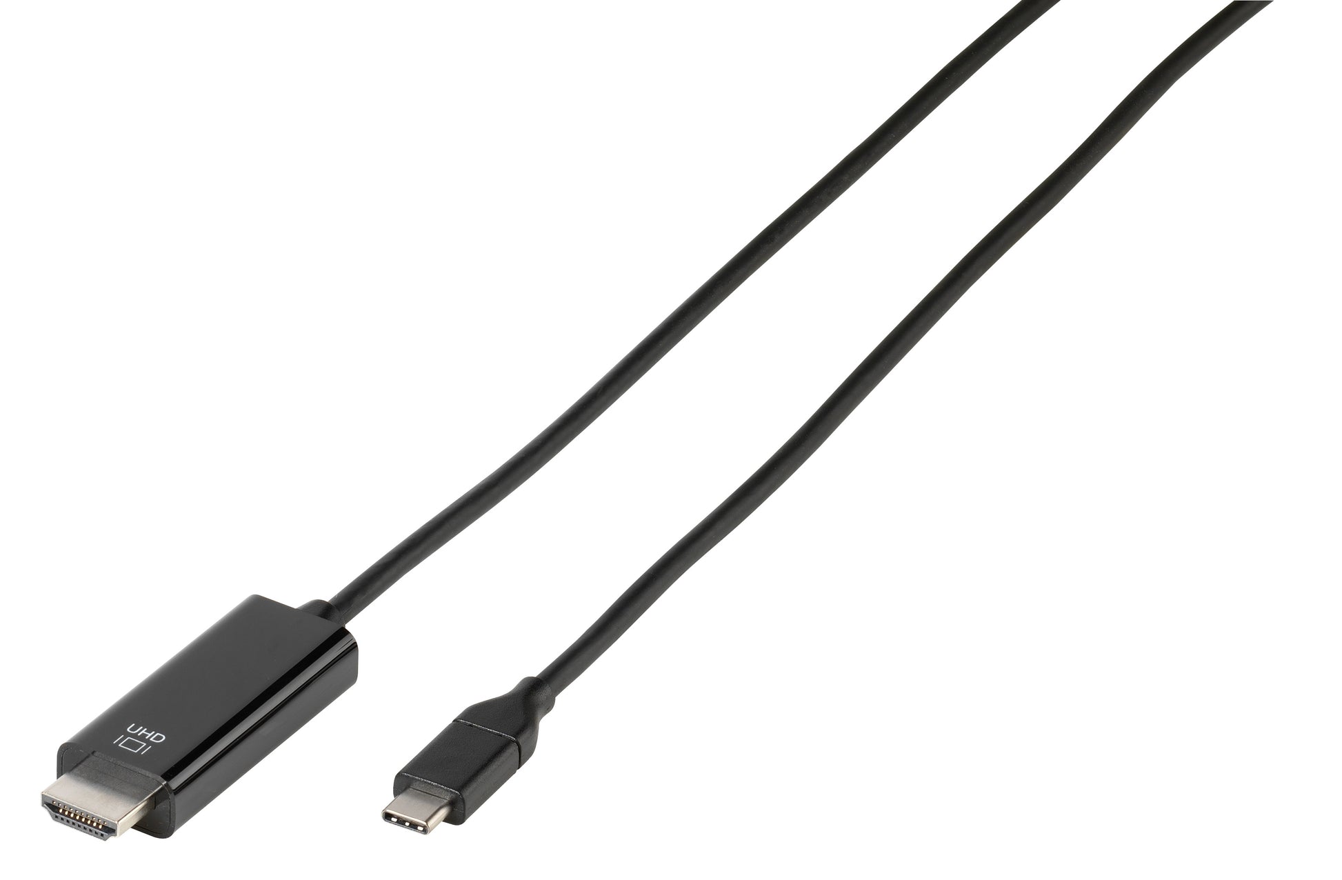 Vivanco CC UC HD 15 Kabel USB-C zu HDMI – 4K (4096 × 2160) @ 60 Hz, 1,5 m, Schwarz