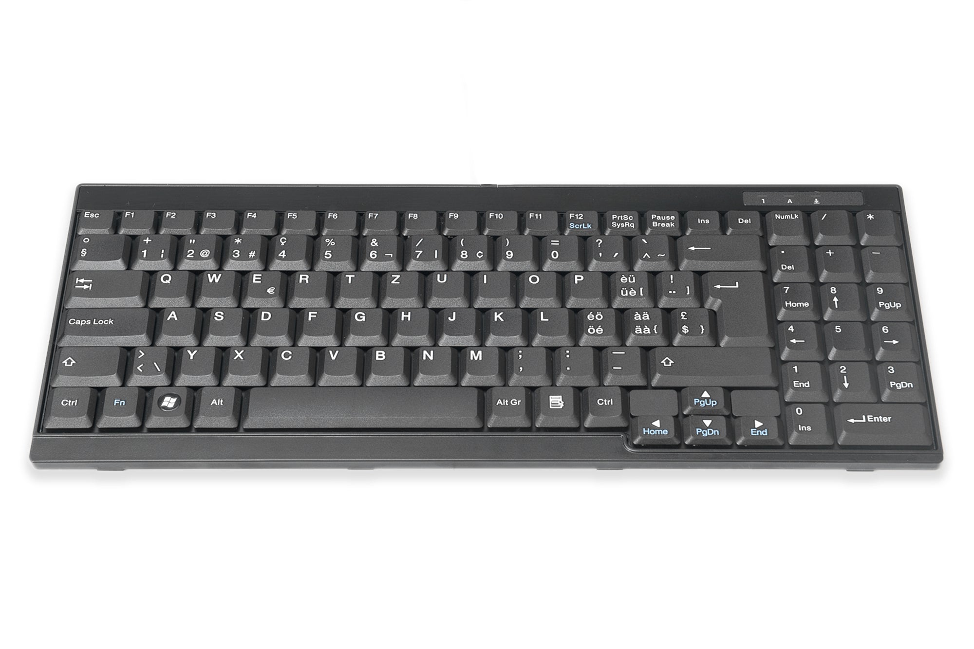 Digitus Tastatur, kabelgebunden, CH-Layout (DE-CH) – für Windows & DIGITUS DS-7221x-xIT