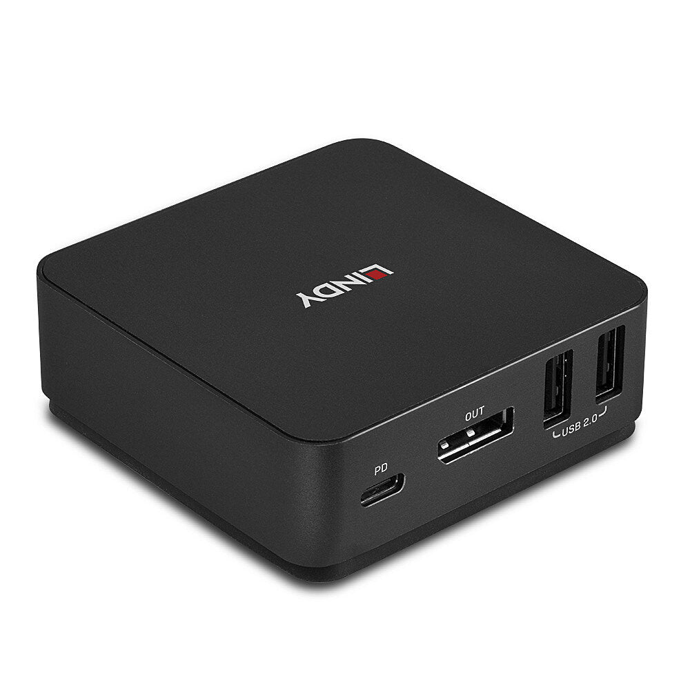 Lindy KVM-Switch 2×1, USB-C/Dual HDMI, 4K (3840 × 2160)
