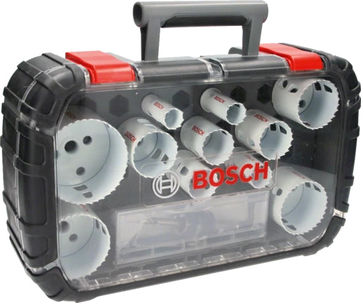 Bosch Professional – Lochsäge-Set, 20/22/25/32/35/40/44/51/60/64/76 mm, Arbeitslänge 44 mm, 14 Stk.