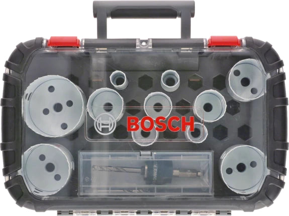 Bosch Professional – Lochsäge-Set, 20/22/25/32/35/40/44/51/60/64/76 mm, Arbeitslänge 44 mm, 14 Stk.