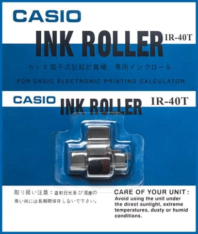 Casio Farbrolle Schwarz/Rot