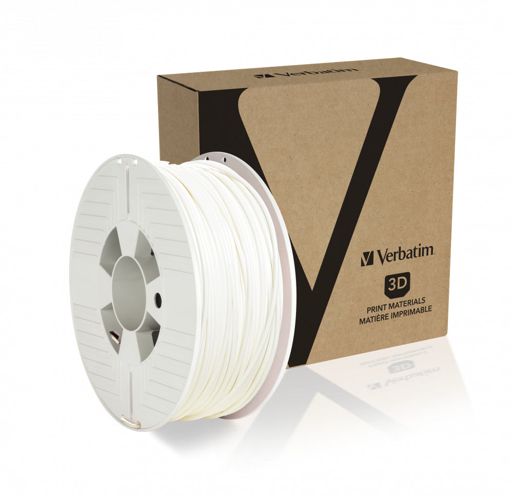 Verbatim Filament PETG – 2,85 mm, 1 kg – Weiss – 1 Stück