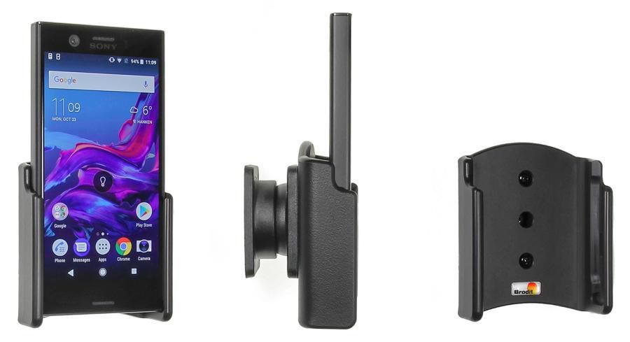Brodit Auto-Halterung, Lüftungsmontage, 360° drehbar – für Sony Xperia XZ1 Compact – Schwarz, ABS