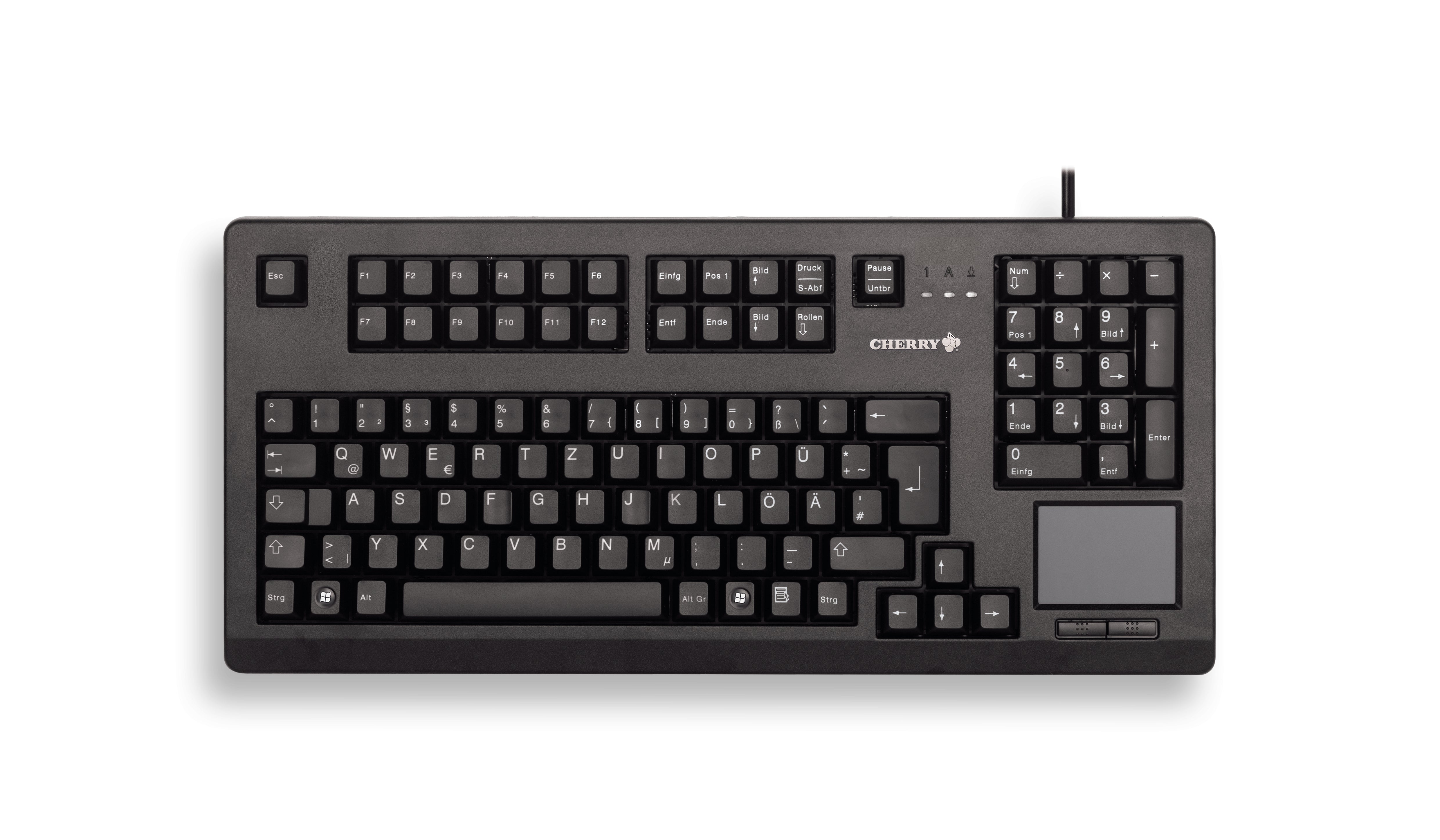 CHERRY TouchBoard G80-11900 – Tastatur, kabelgebunden (USB), FR-Layout (FR) – für Windows