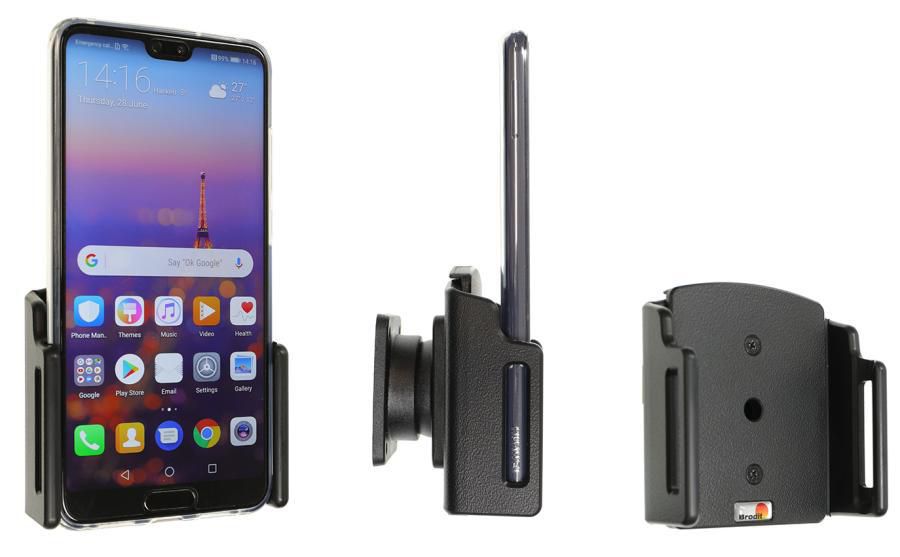 Brodit 711062 – Auto-Halterung (passiv) – drehbar, neigbar, Klemmhalterung, für Smartphones – Schwarz