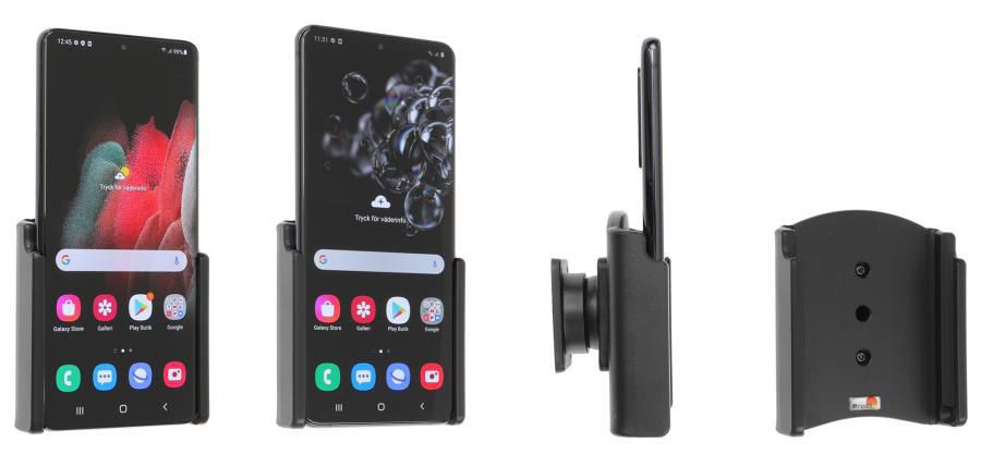 Brodit Auto-Halterung, Schraubbefestigung, 360° drehbar – für Samsung Galaxy S20 Ultra 5G – Schwarz