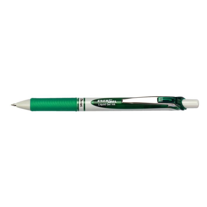 Pentel EnerGel Eco Gelschreiber – grün, 0,7 mm, schnelltrocknend, Druck, nachfüllbar