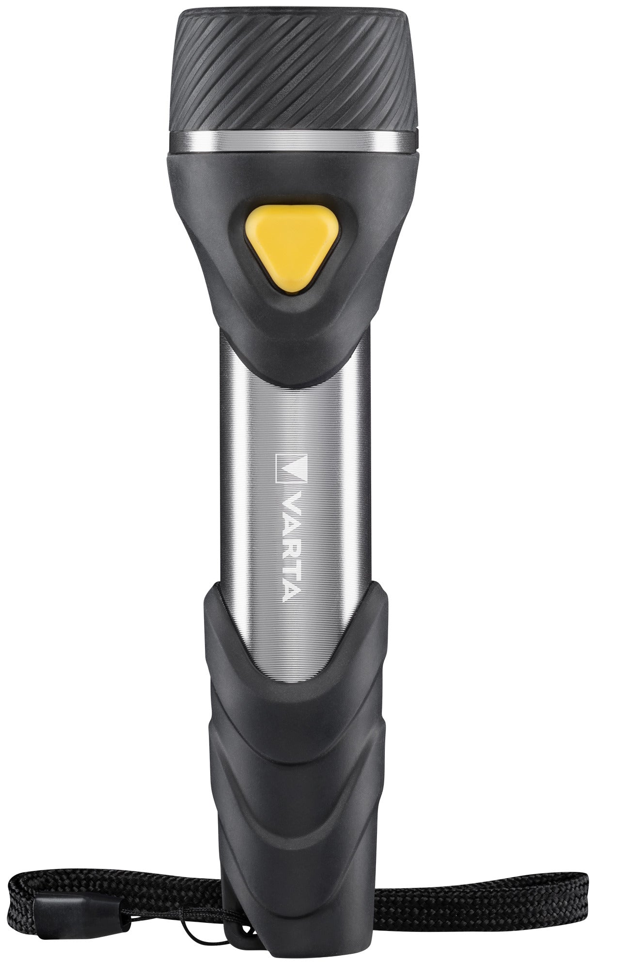 Varta Taschenlampe Day Light F20 – 60 lm, 45 m, Batteriebetrieb (2× AA) – Schwarz