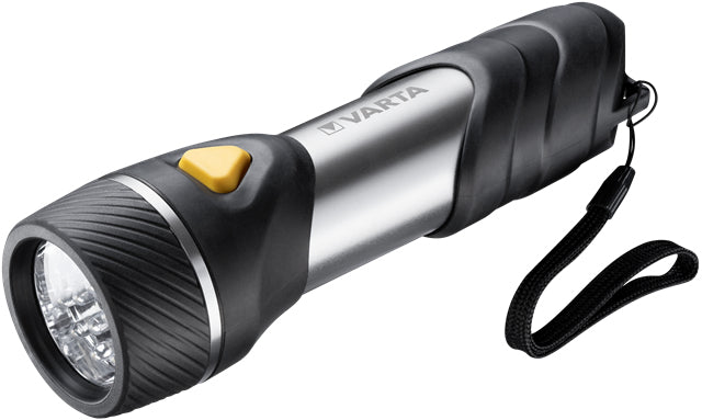Varta Taschenlampe Day Light F30 – 70 lm, 32 m, batteriebetrieben (2× D) – Schwarz