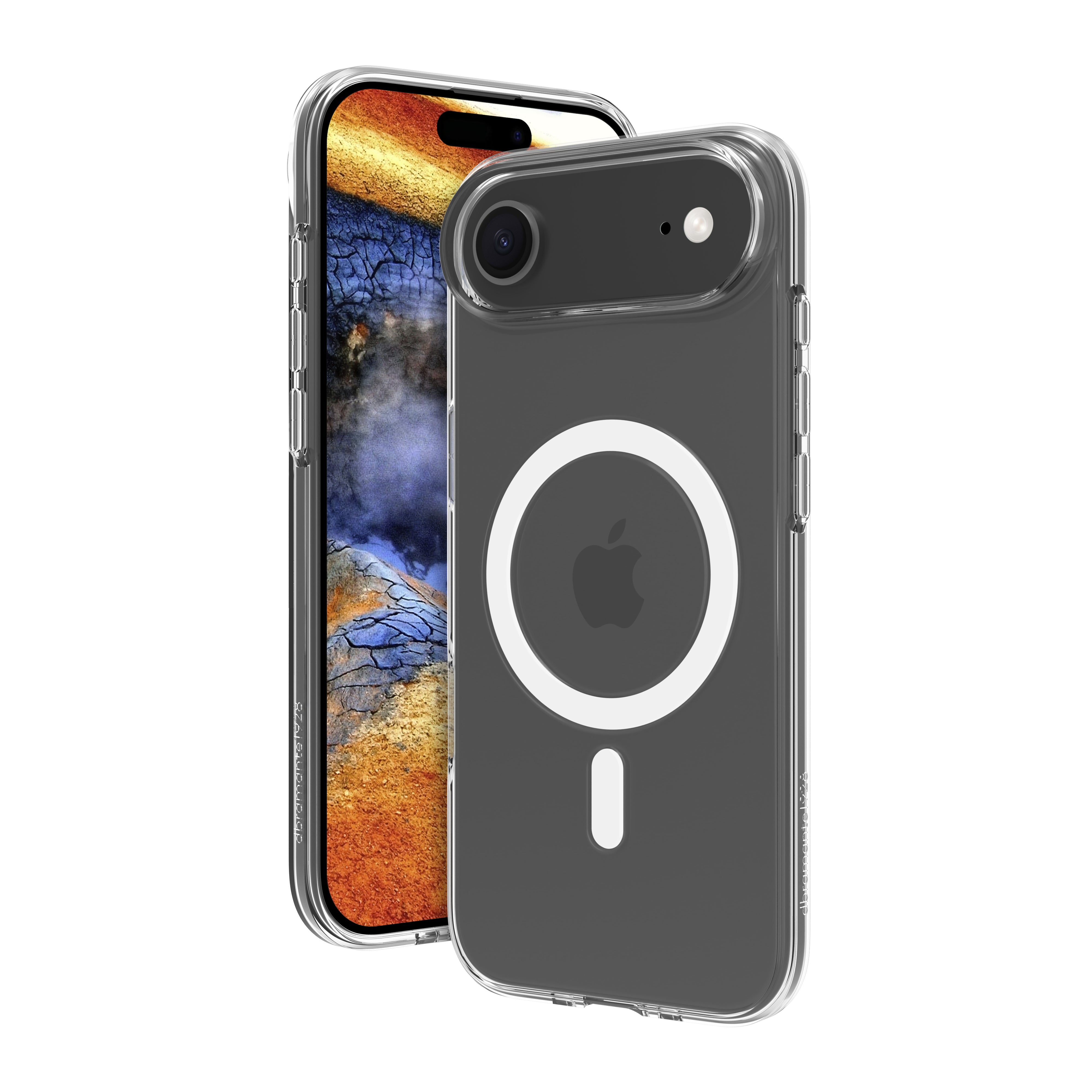 dbramante1928 Greenland Pro MS Backcover – für Apple iPhone 17 Air, Kunststoff, transparent, kabelloses Laden