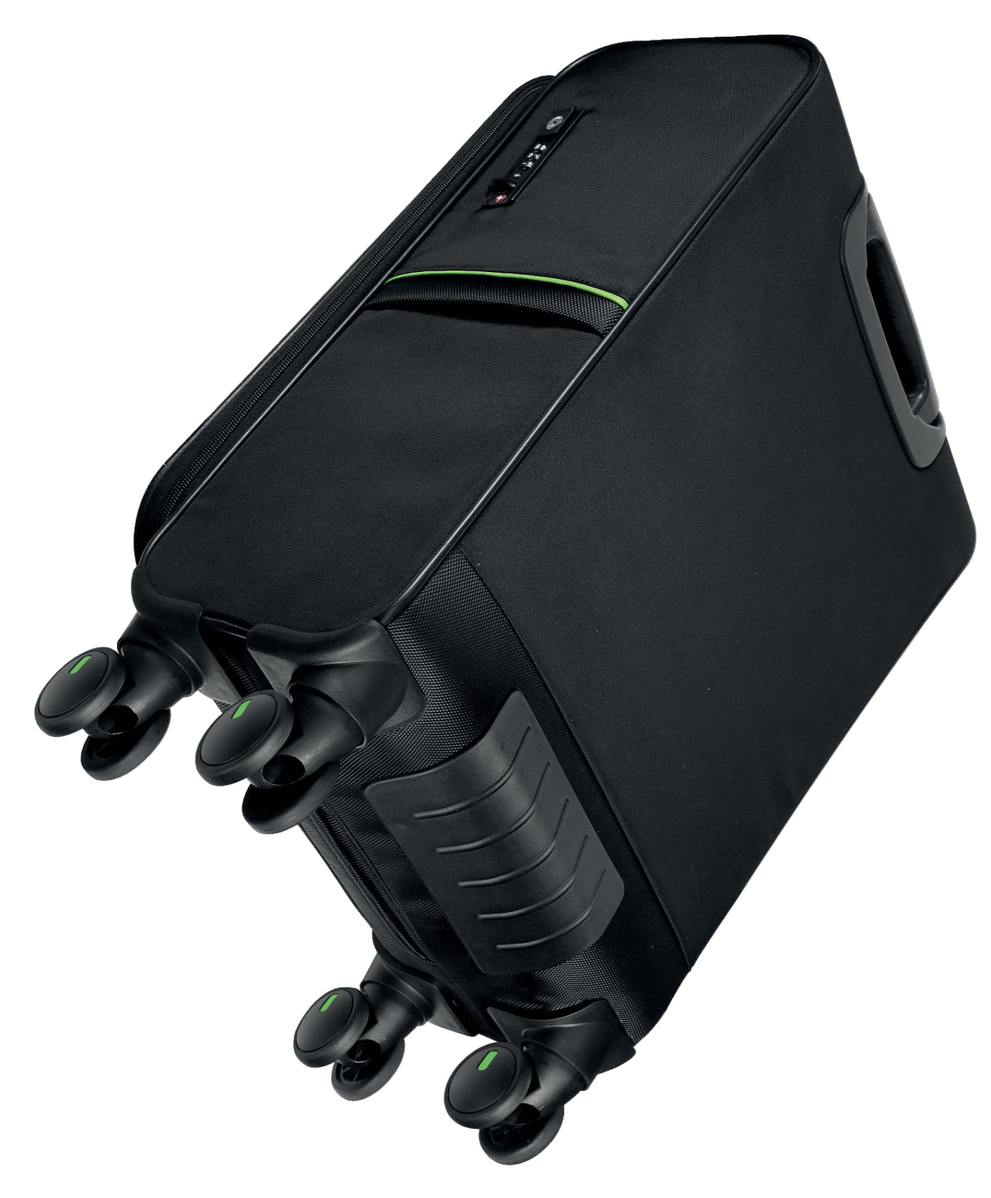 Leitz Trolley Handgepäck – 32 l, für Notebooks bis 15,6", Weichschale, 4 Rollen, schwarz, 38 × 55 × 22,5 cm