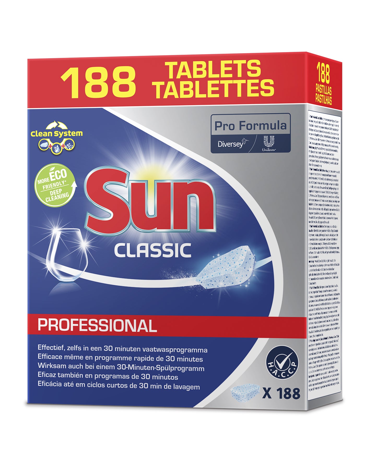 Sun Pro Formula Spülmaschinentabs Classic Professional – 188 Tabs