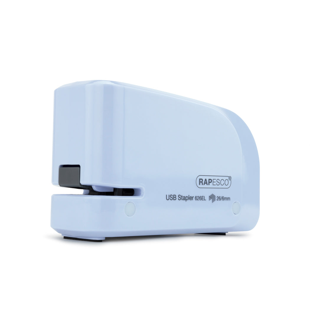 Rapesco 626EL Elektrohefter – 15 Blatt, Automatisch, Akku, Blau