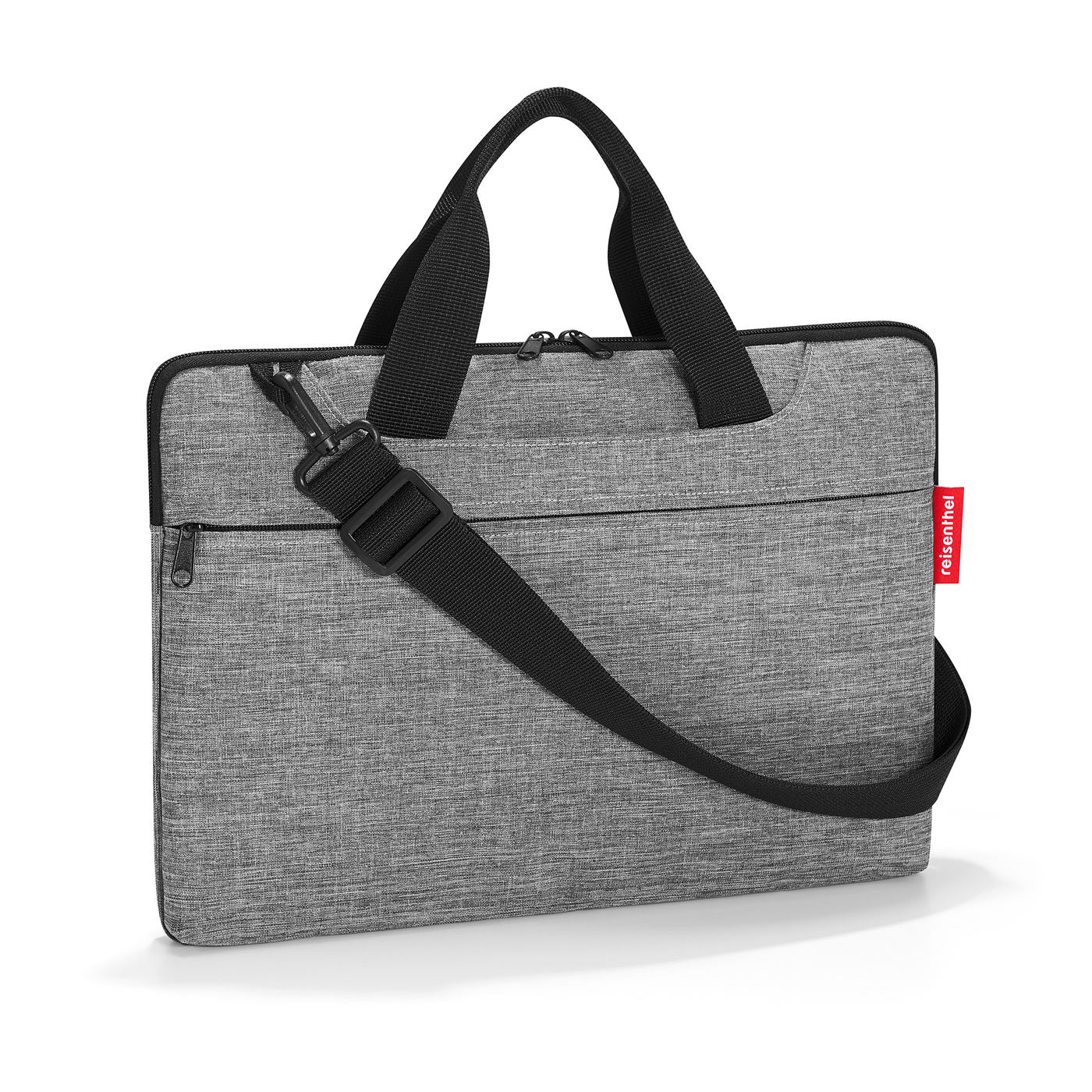 Reisenthel Notebook-Tasche bis 15,6" – mit Tragegriff, abnehmbarem Schultergurt – Grau