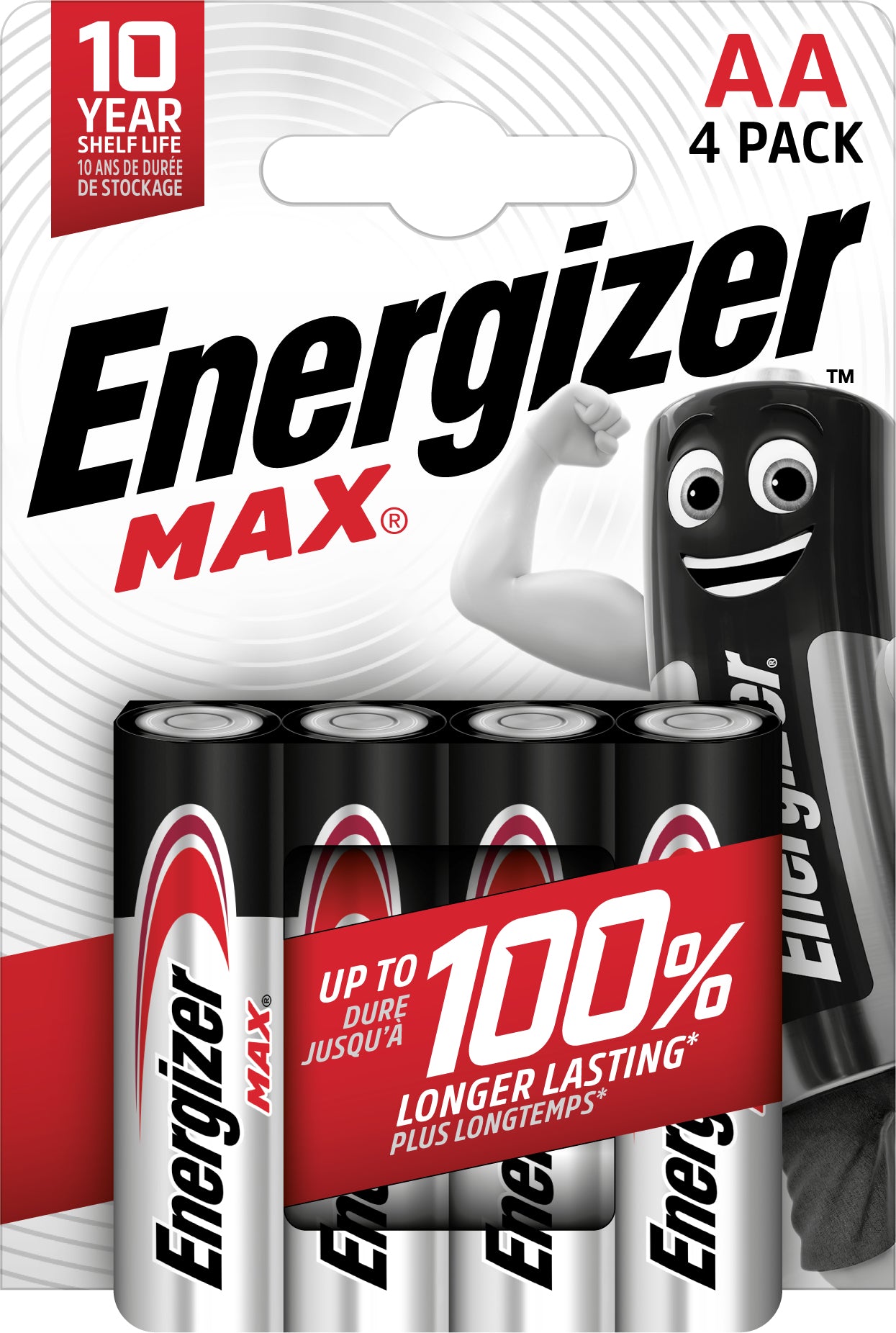 Energizer AA Batterien, Alkaline, 1,5 V – 4 Stk.